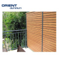 Garden Decorate Wpc Composite Wood Plasitc Waterproof Fence Trellis Outdoor Aluminium Post Shell Frame Whole Sets Fence System